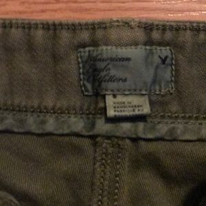 American eagle olive green skirt